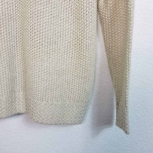 Lauren Conrad Metallic Knit Bow Sweater Gold Black - Picture 5 of 7